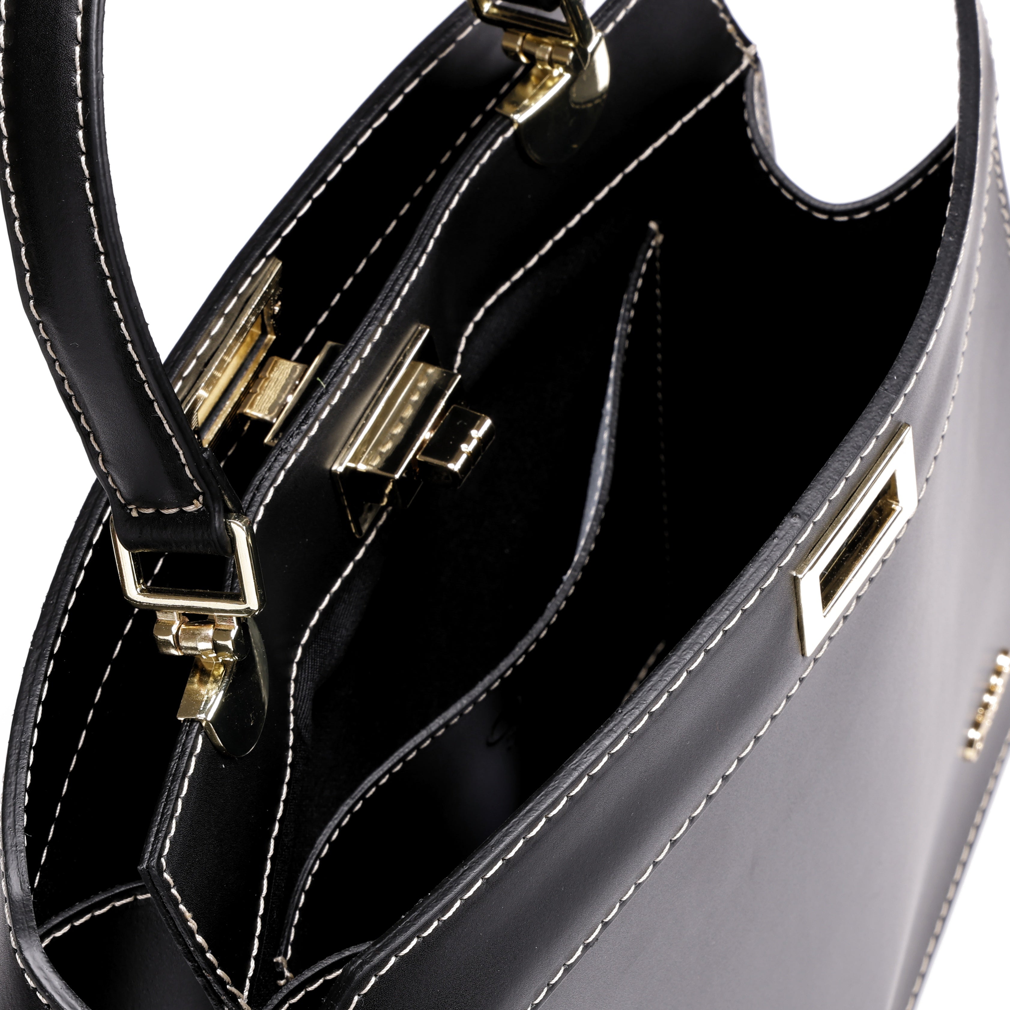 Borsa a Mano Trapezio Cloe Handbag Nera