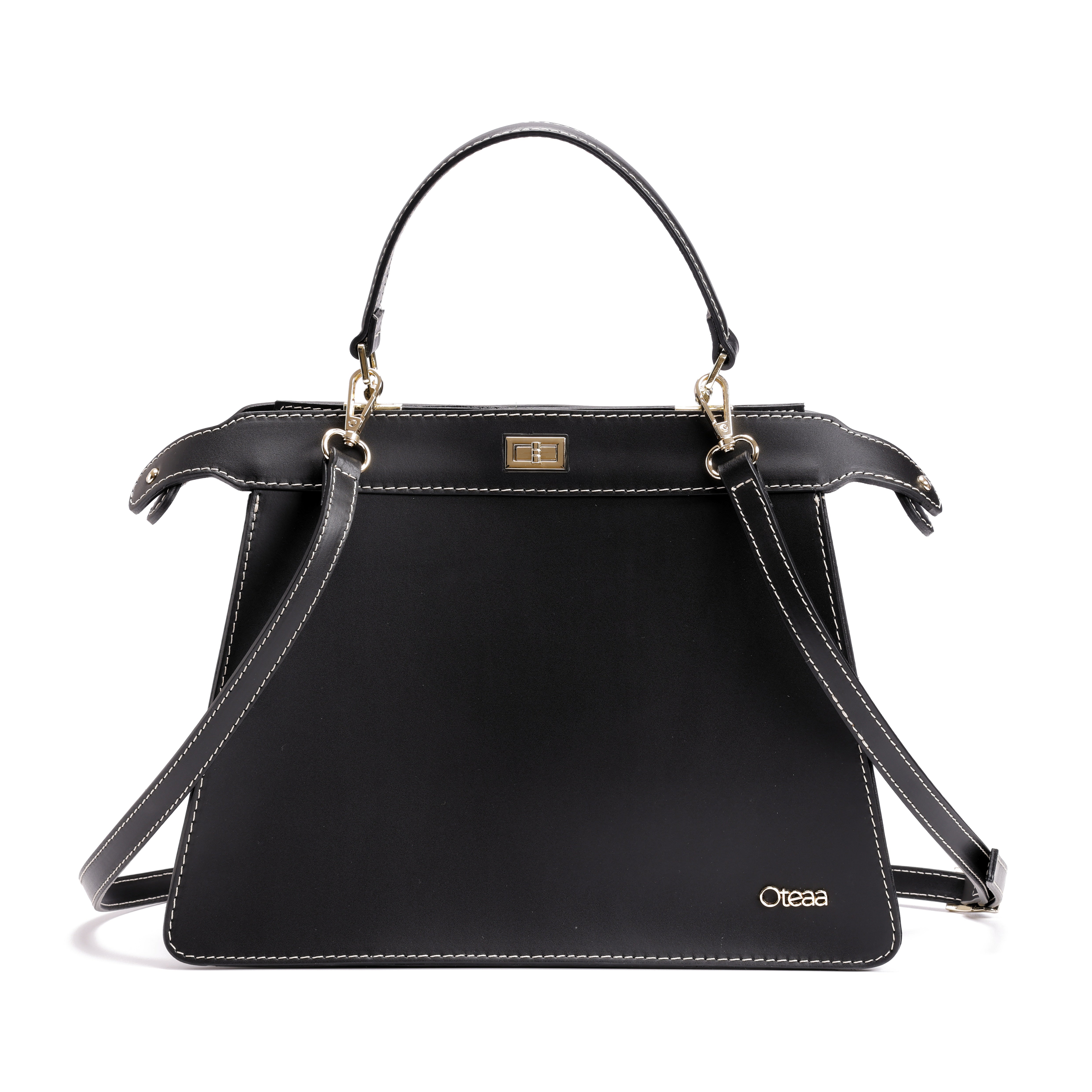 Borsa a Mano Trapezio Cloe Handbag Nera
