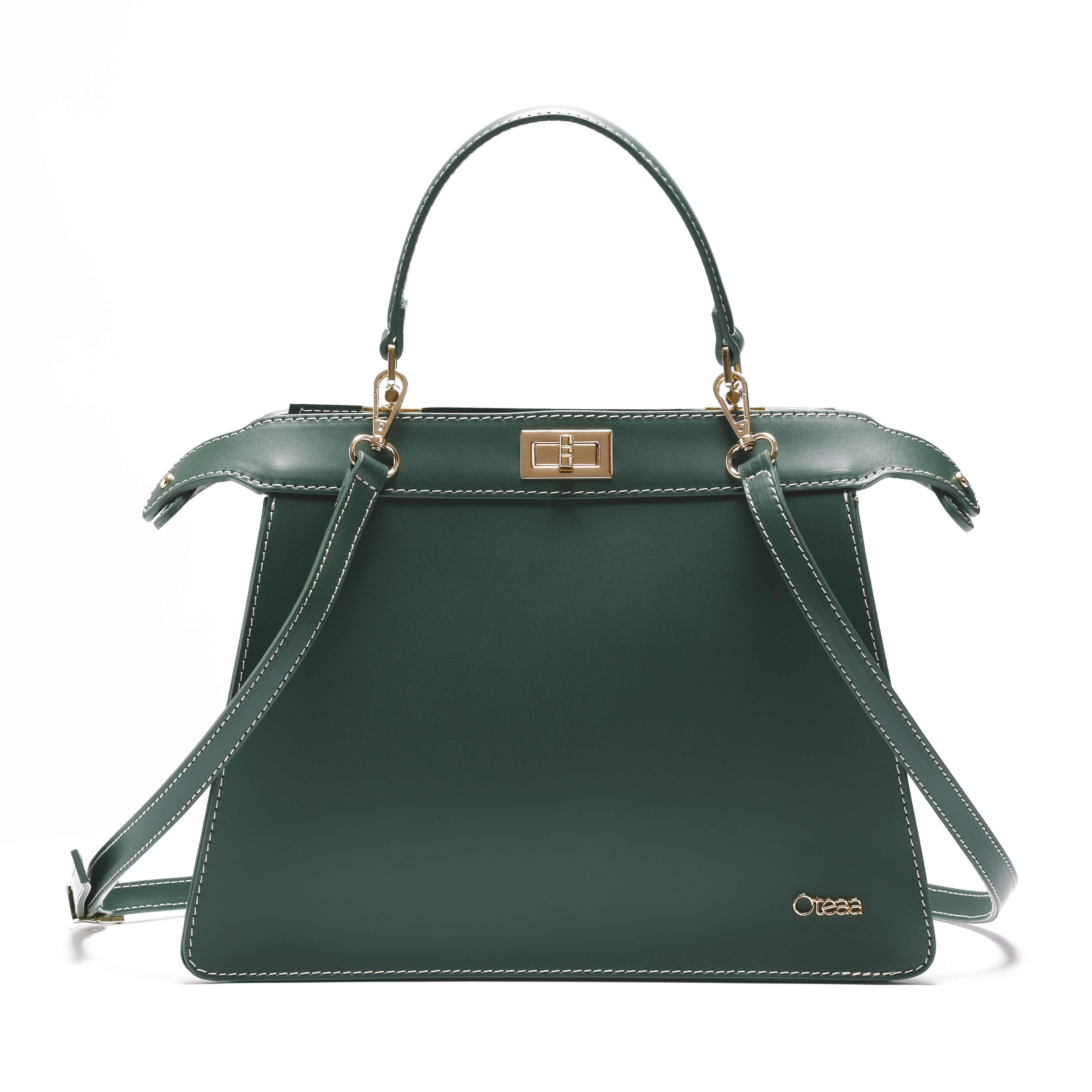 Borsa Cloe HandBag Verde Bottiglia