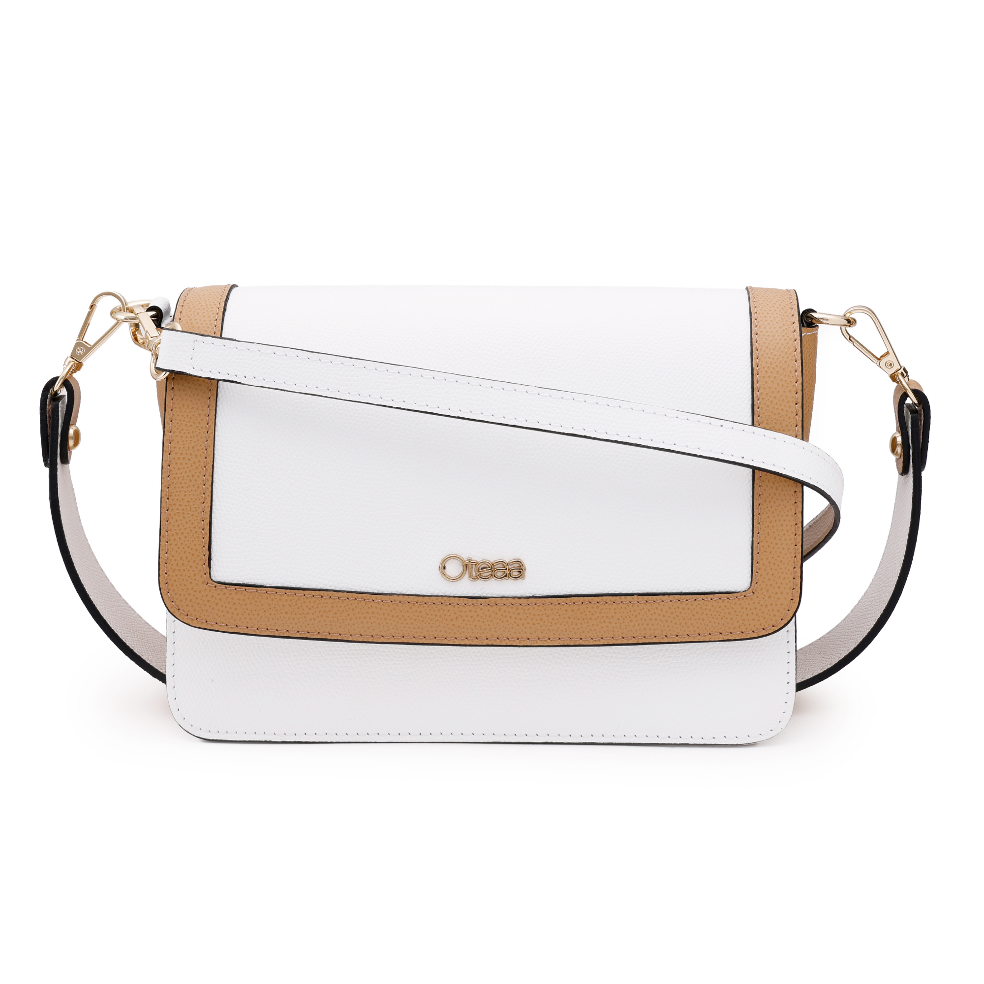 Borsa Dafne Bianca Camel Oteaa Bag