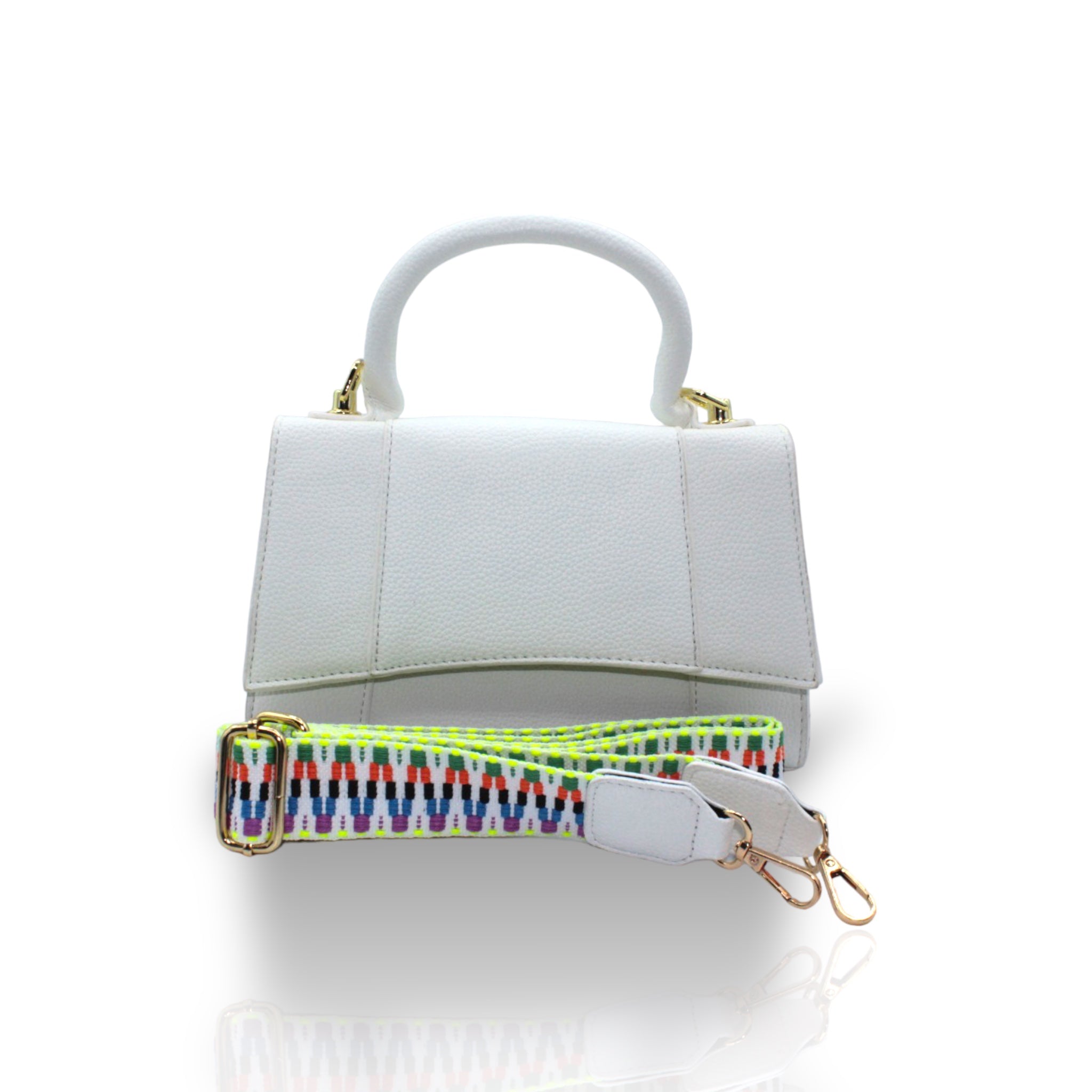 Borsa Karol White Flap