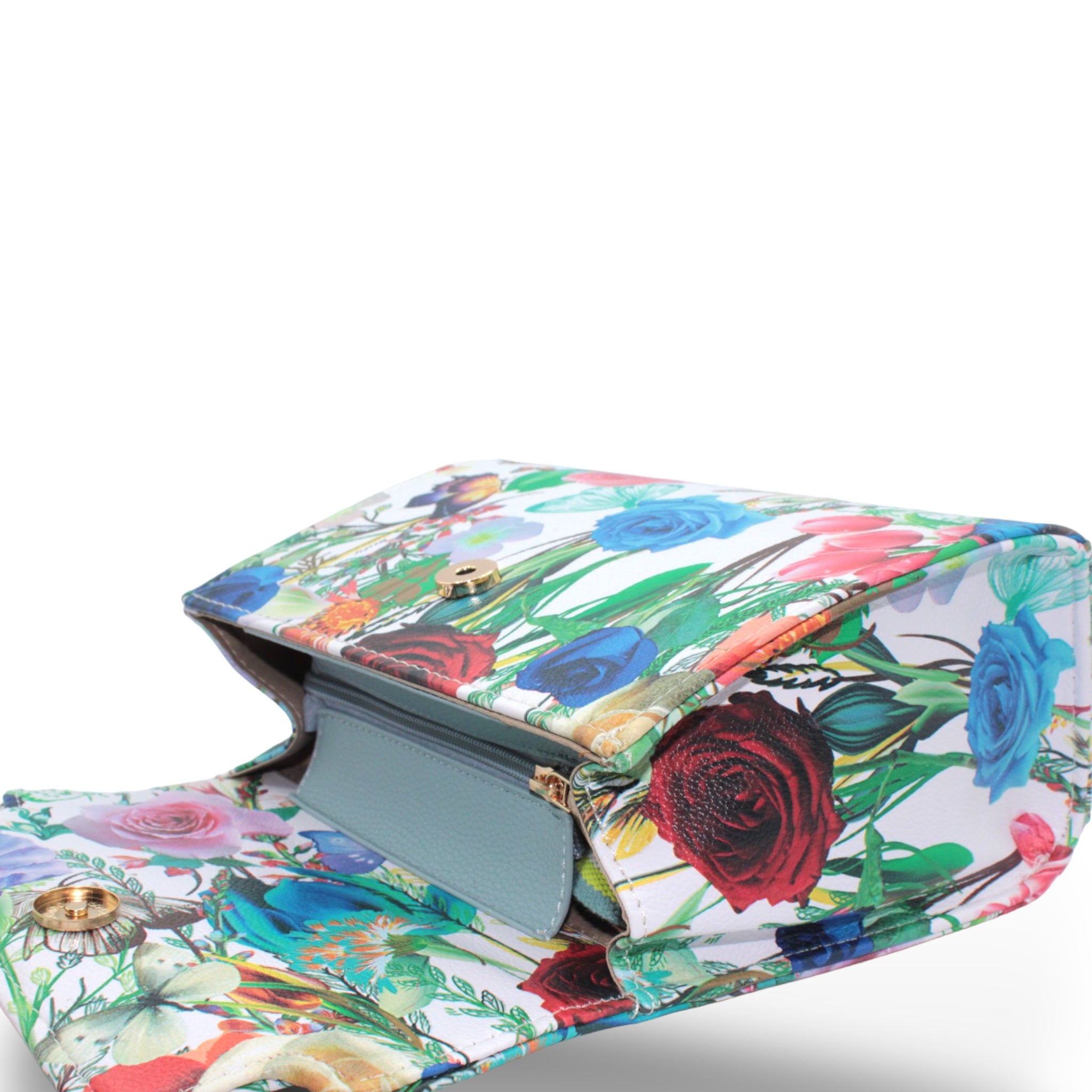 Borsa Kendy Flowwer Sky Mano e Tracolla