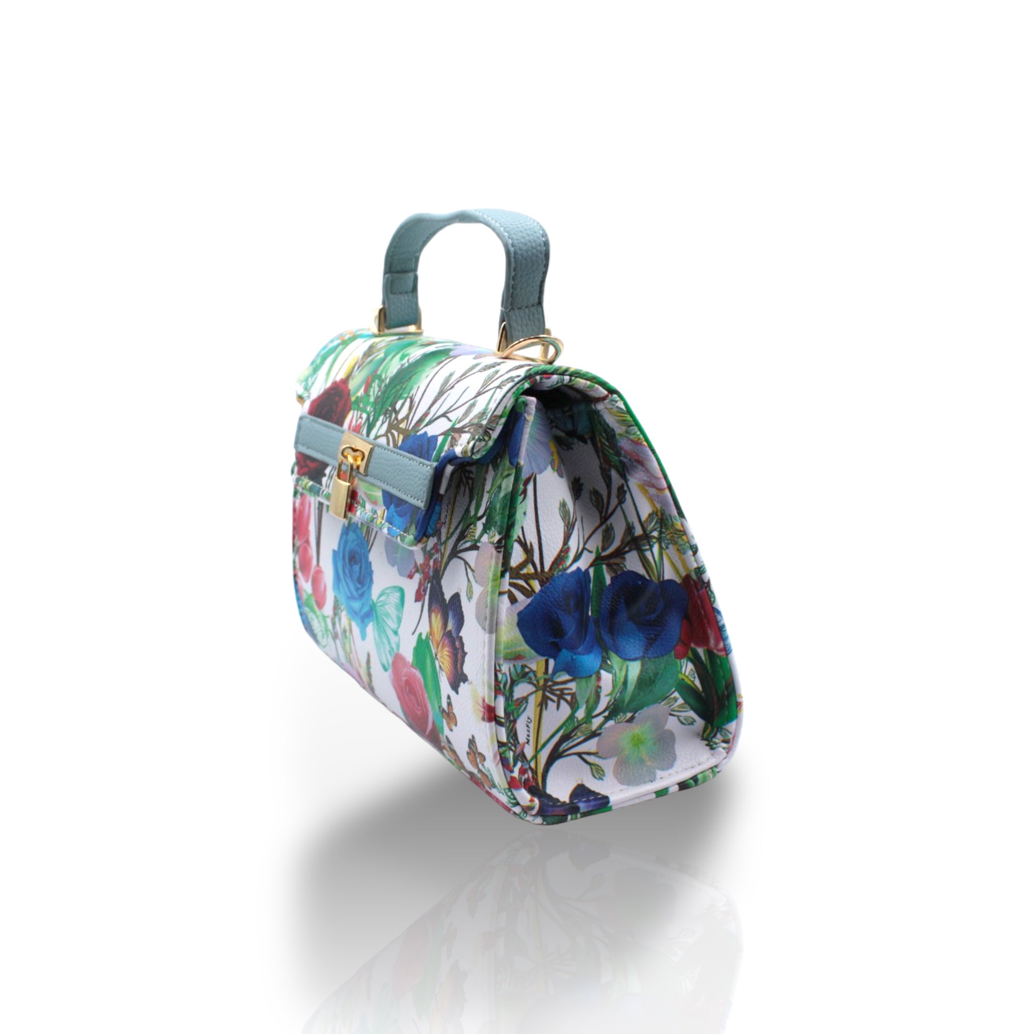 Borsa Kendy Flowwer Sky Mano e Tracolla