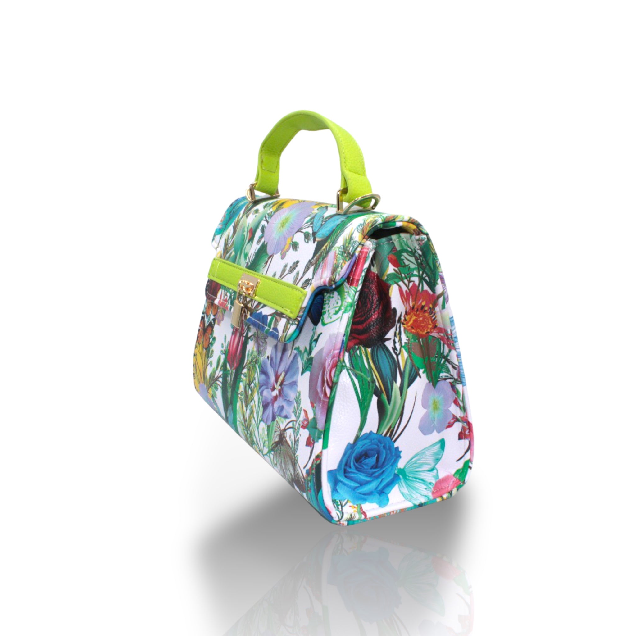 Borsa Kendy Flowwer Yellow Mano e Tracolla
