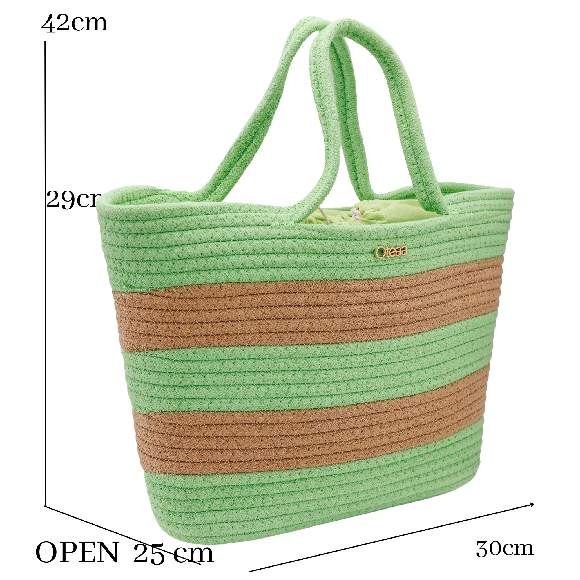Bolsos Lineales Verde