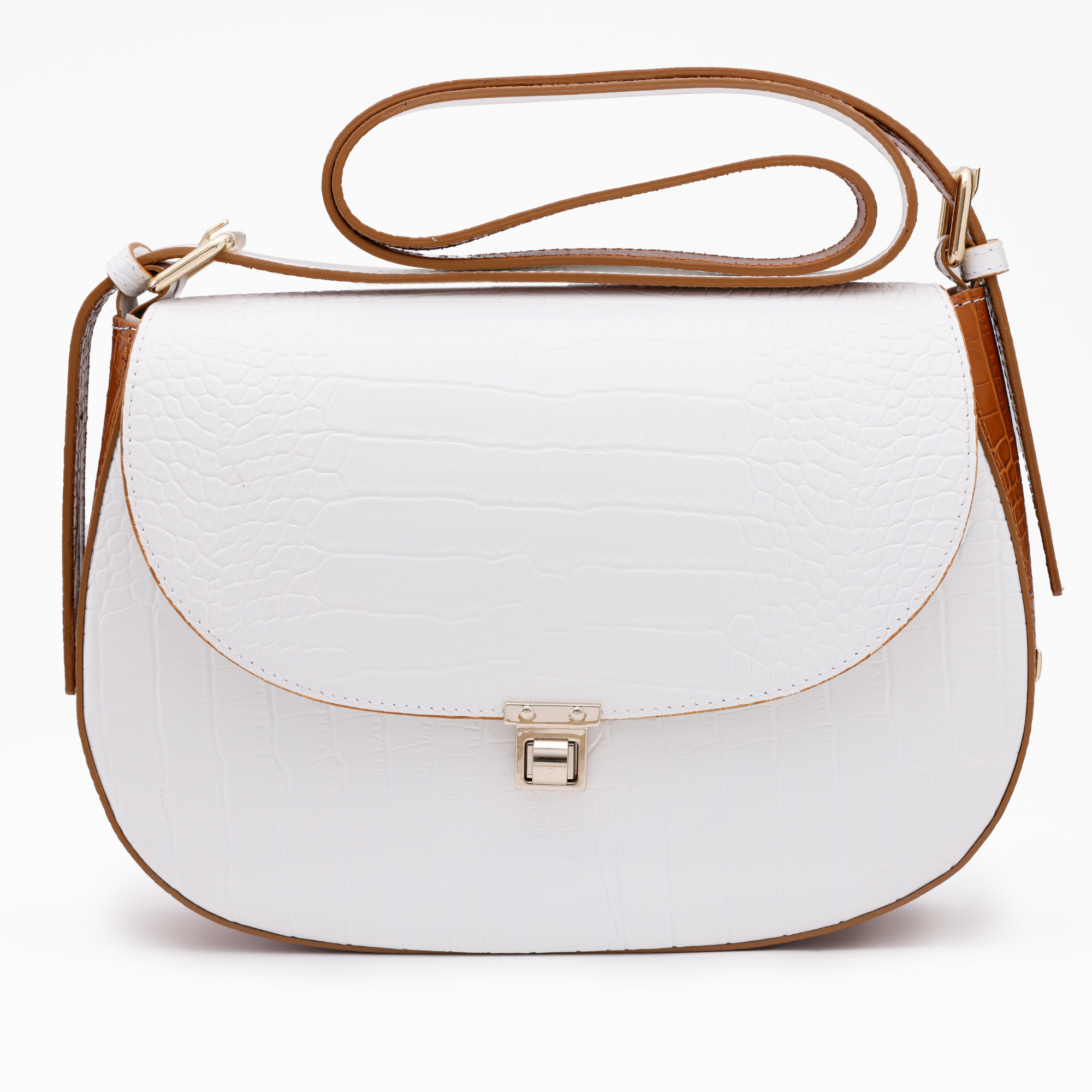 Tasche Oriente Sattel Krokodil Bicolor