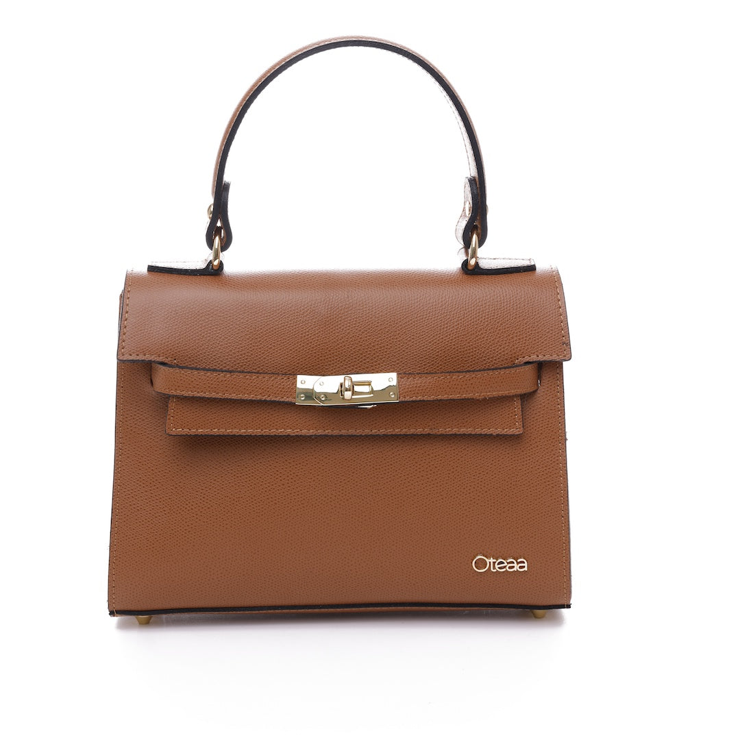 Borsa Serenity Satchel Cuoio