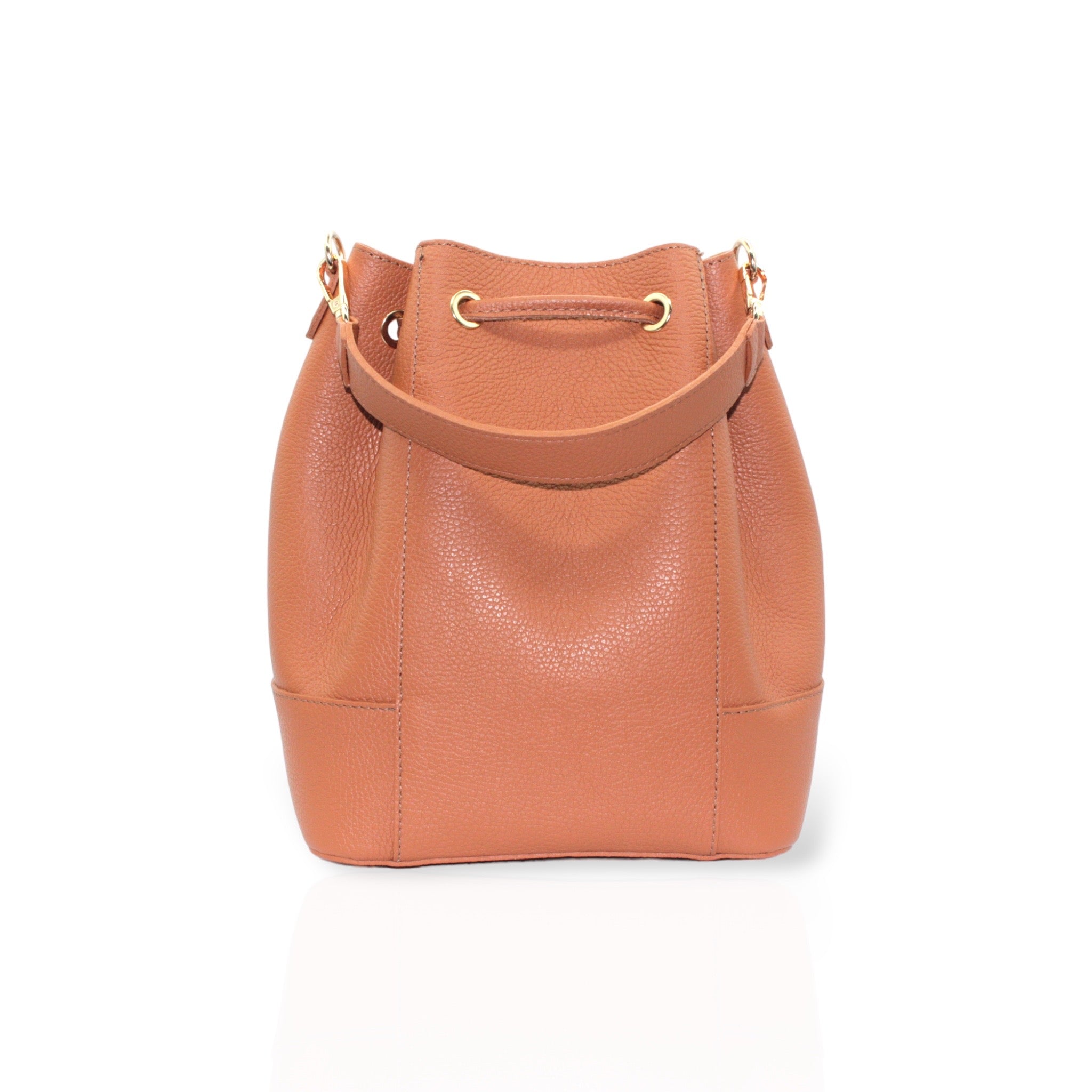 Borsa Zaino Bucket Bag Camel Knot Bag