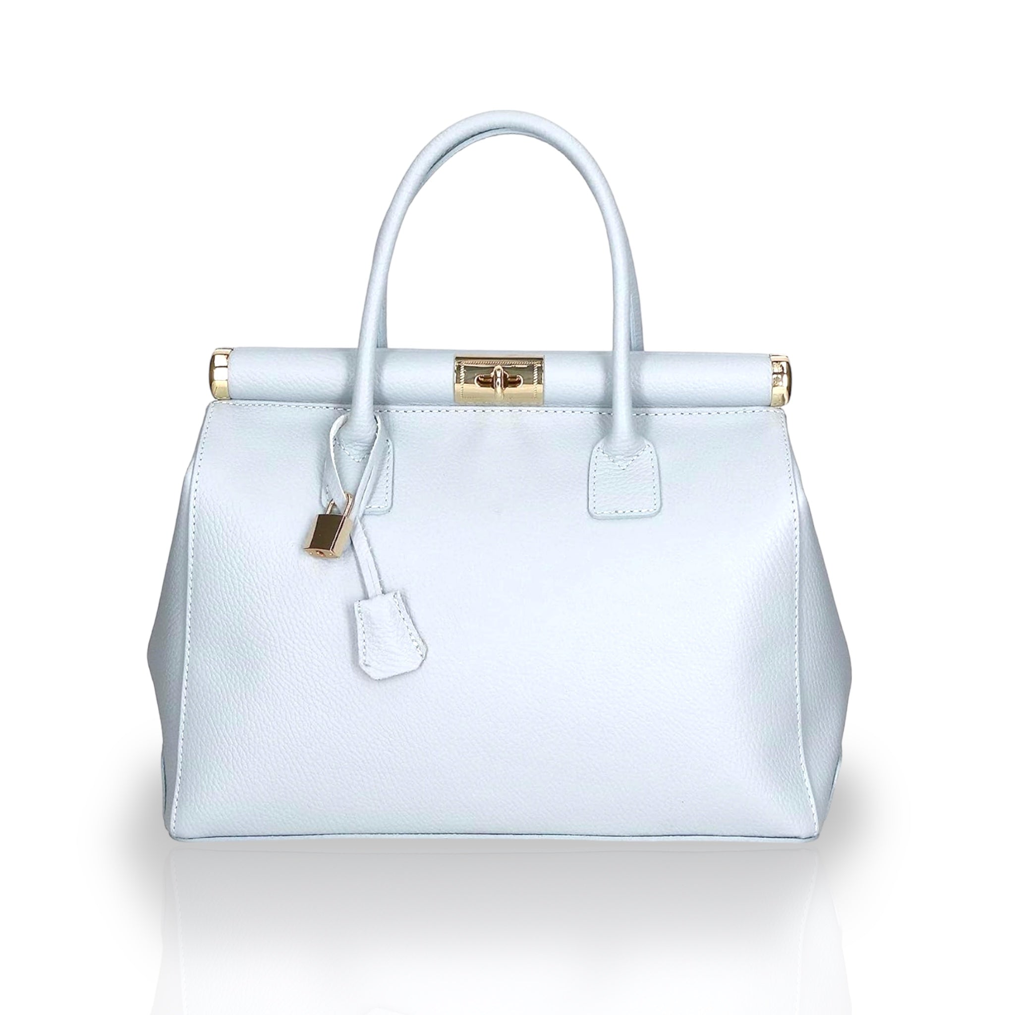 Bolso Peau Chameau Blanco