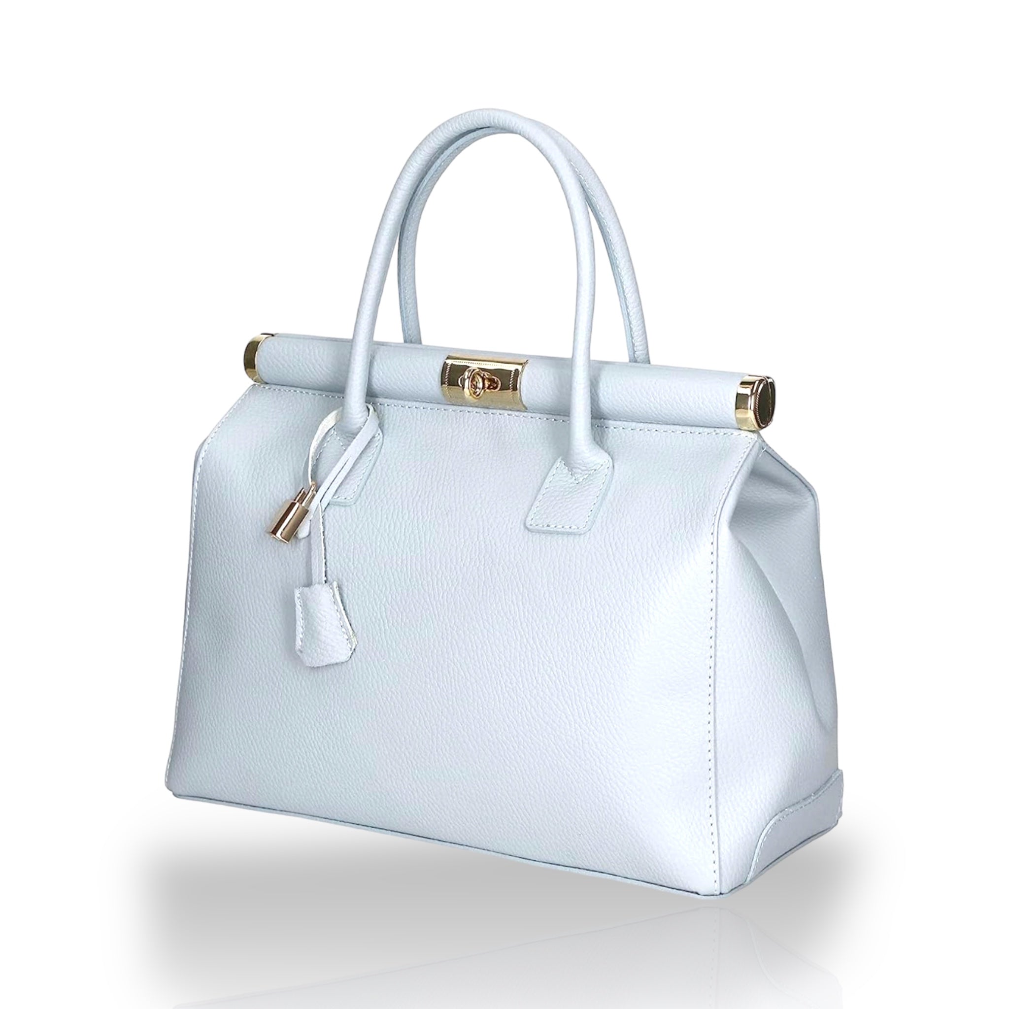 Bolso Peau Chameau Blanco