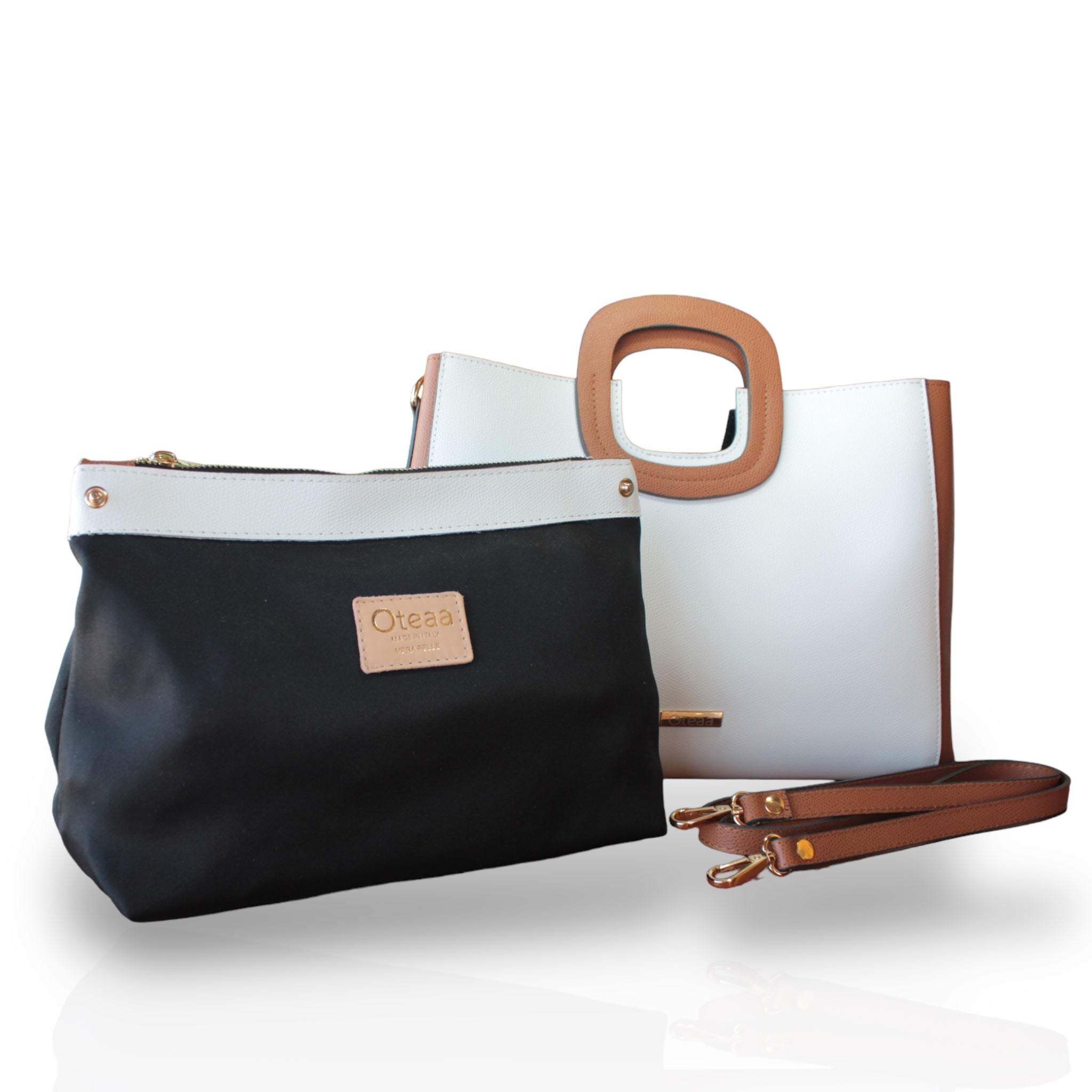 Borsa a Mano Madame Cuoio Palmellato