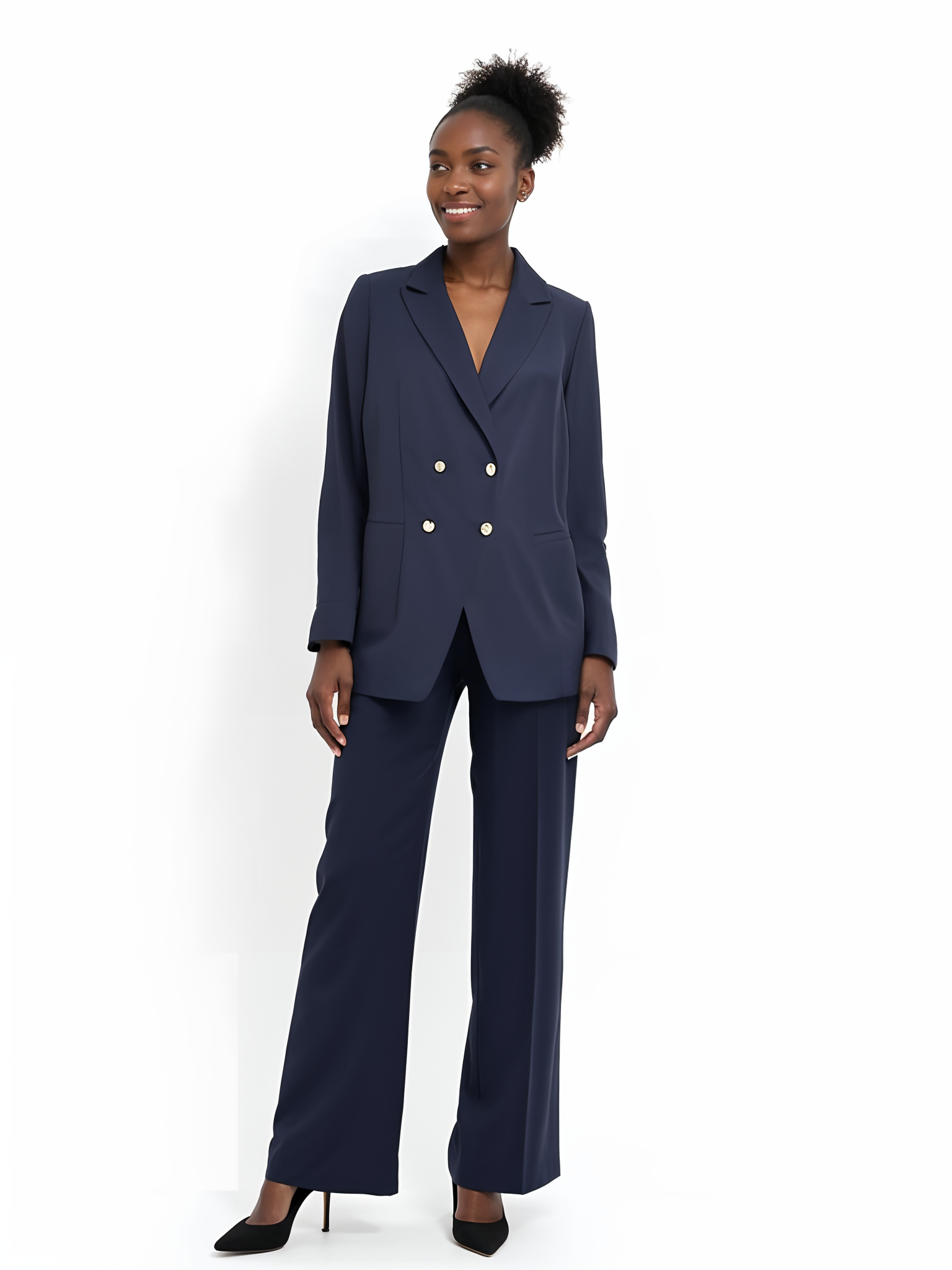 Tailleur Doppio Petto Elegante Invernale Limone